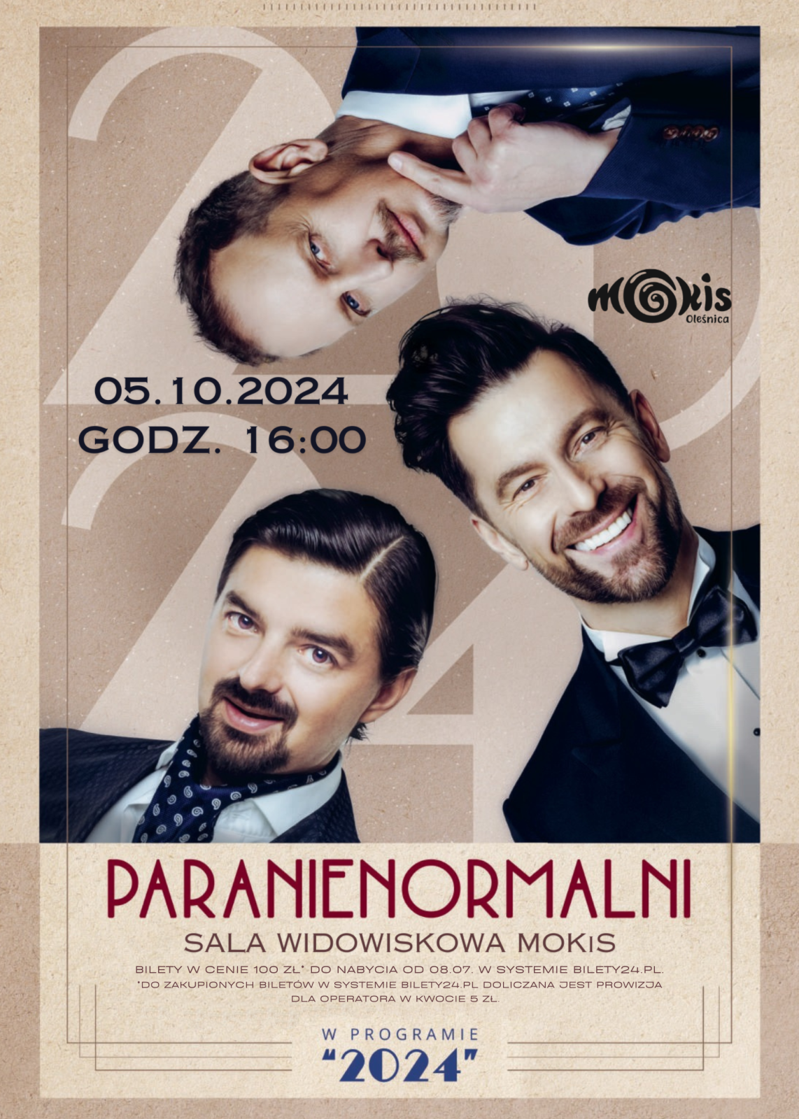 plakat kabaret Paranienormalni