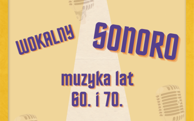 IV Przegląd Wokalny SONORO - plakat