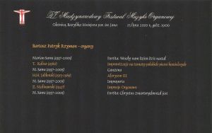 VI Międzynarodowy Festiwal Muzyki Organowej - Oleśnica 2010 (5)